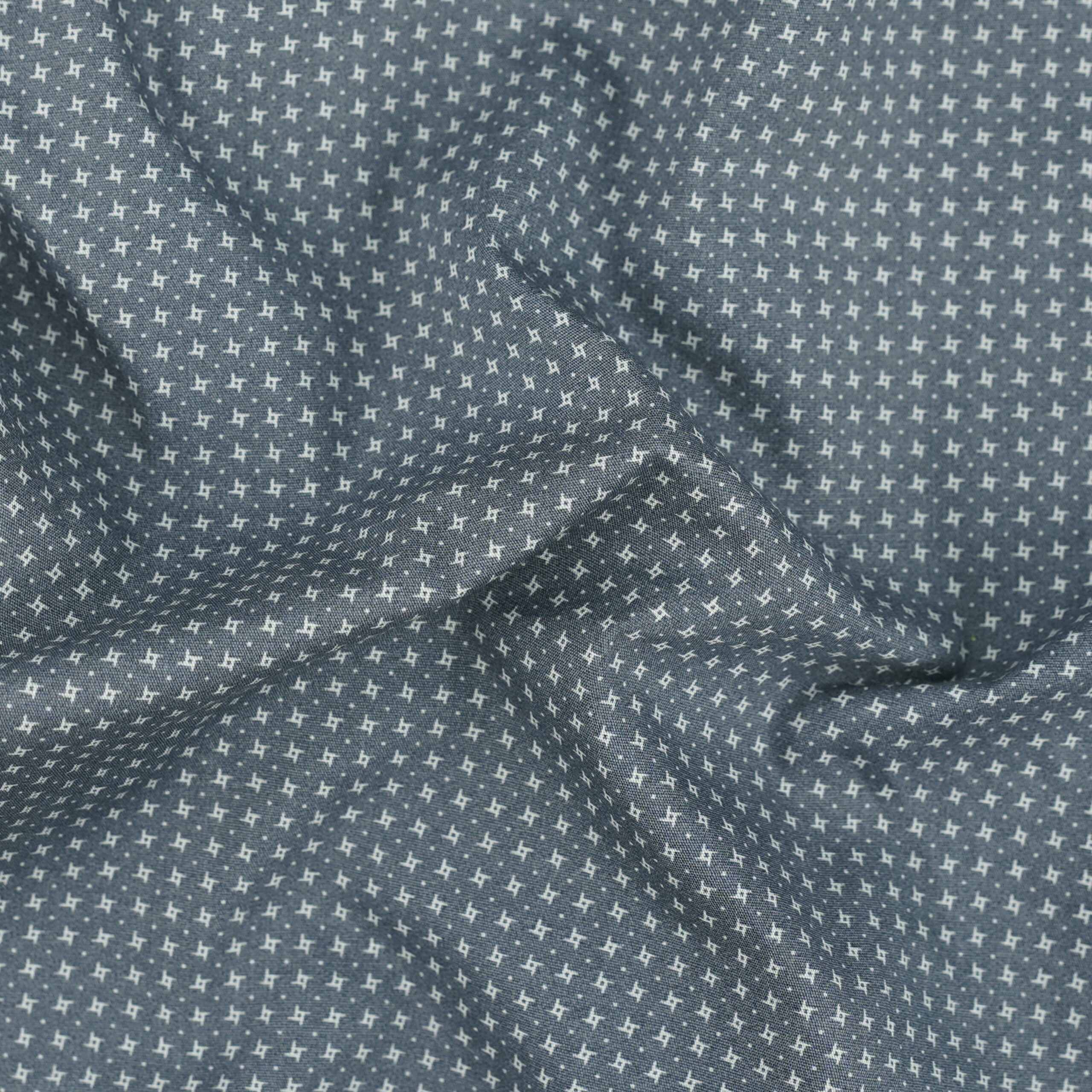 11 Grey Print Dress Shirt - Image 3
