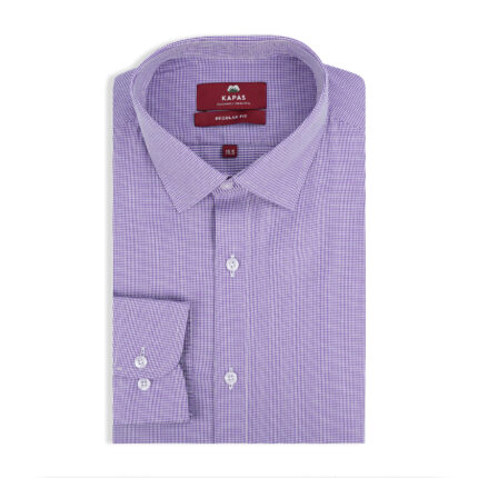 Purple Box Dress Shirt