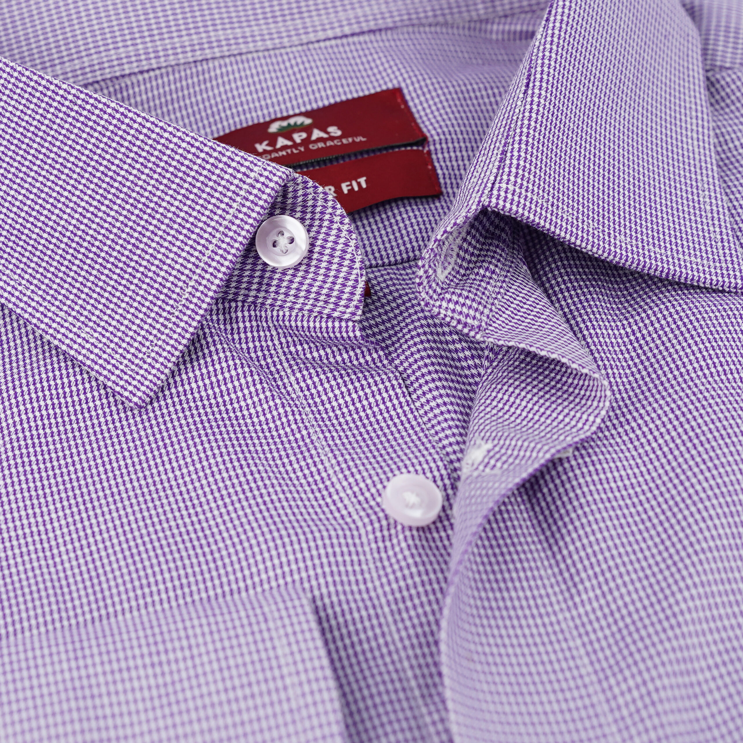 26 Purple Box Dress Shirt - Image 6