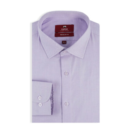 Purple Texture Dress Shirt