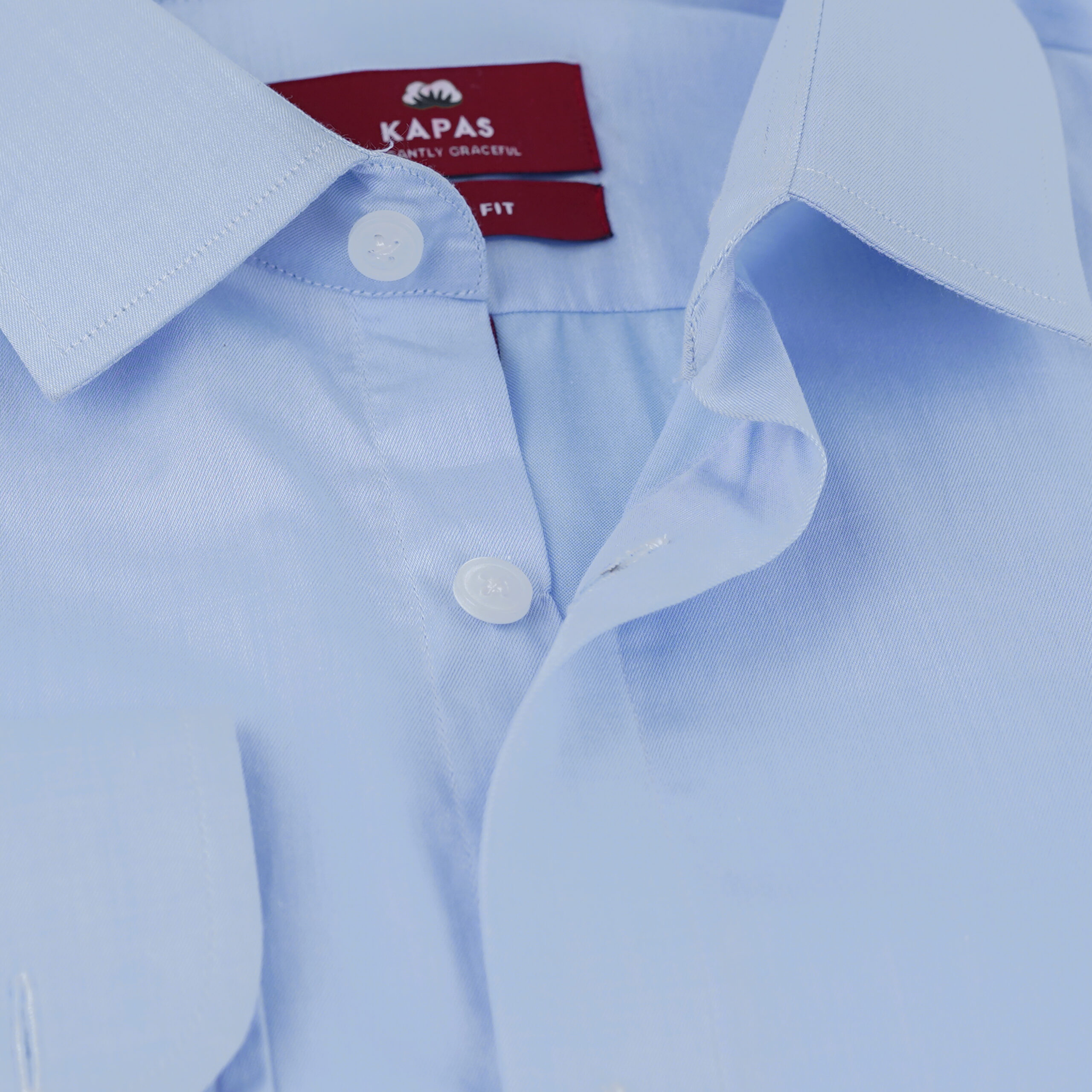 50 Sky Blue Shamrey Dress Shirt - Image 6
